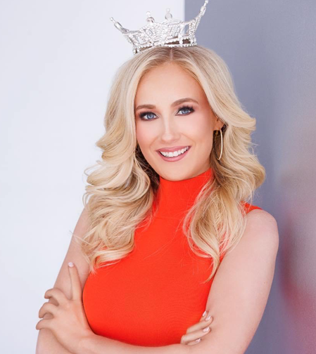 Katie Rose wearing crown, Miss Virginia 2023